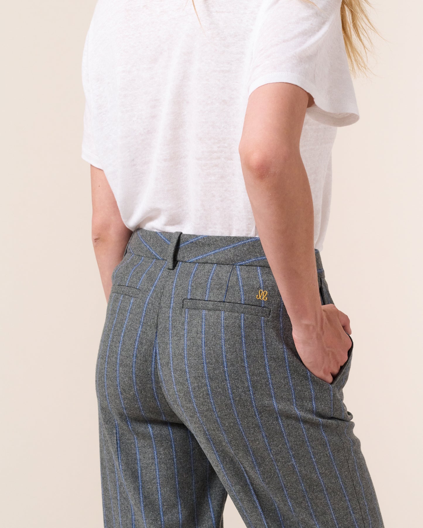 Pantalon de costume Sévigné - Gris