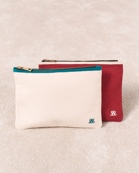 Pochette Iris - Ecru