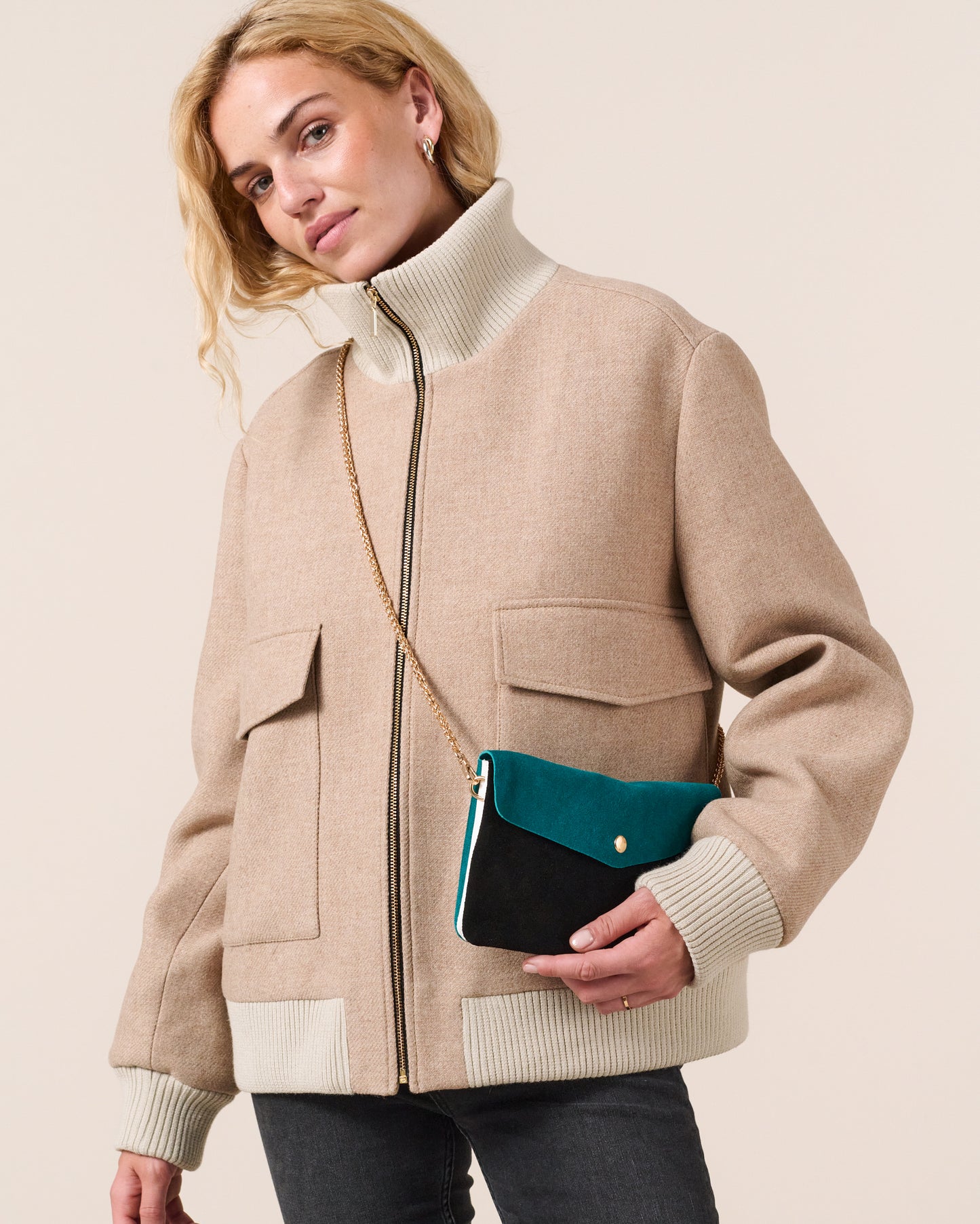 Pochette Klara - Bleu Sarah