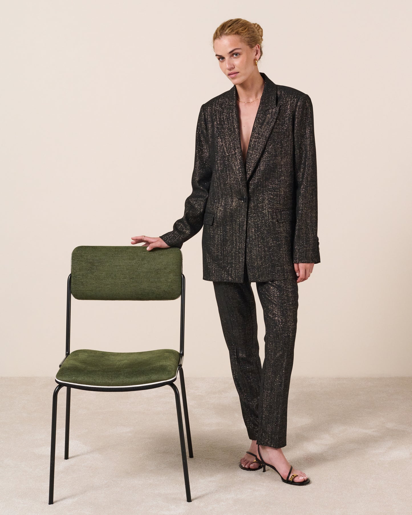 Veste Alesia - Noir Or