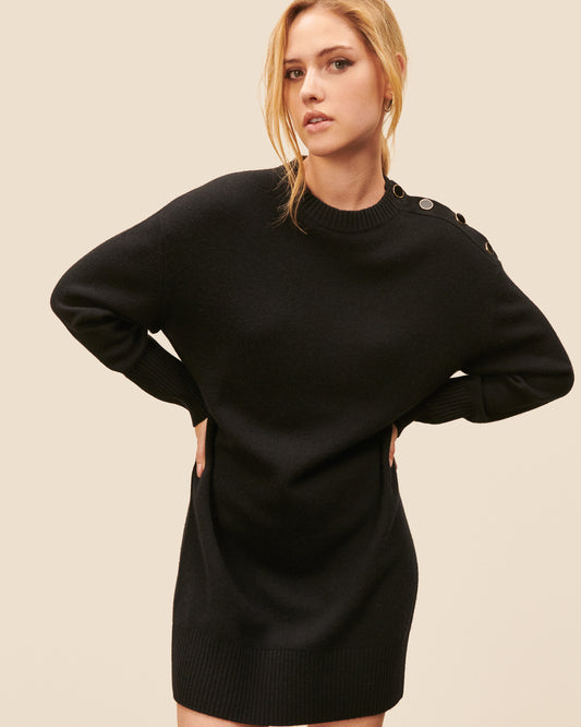 Pigalle Mesh Dress - Black