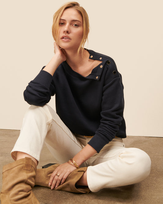 Passy Sweatshirt - Night Blue