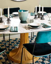 Riviera Oval Table White Marble