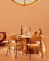 Riviera Oval Table White Marble