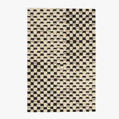 Checkered Rug - Black