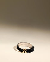Monogram Bracelet - Black/Gold