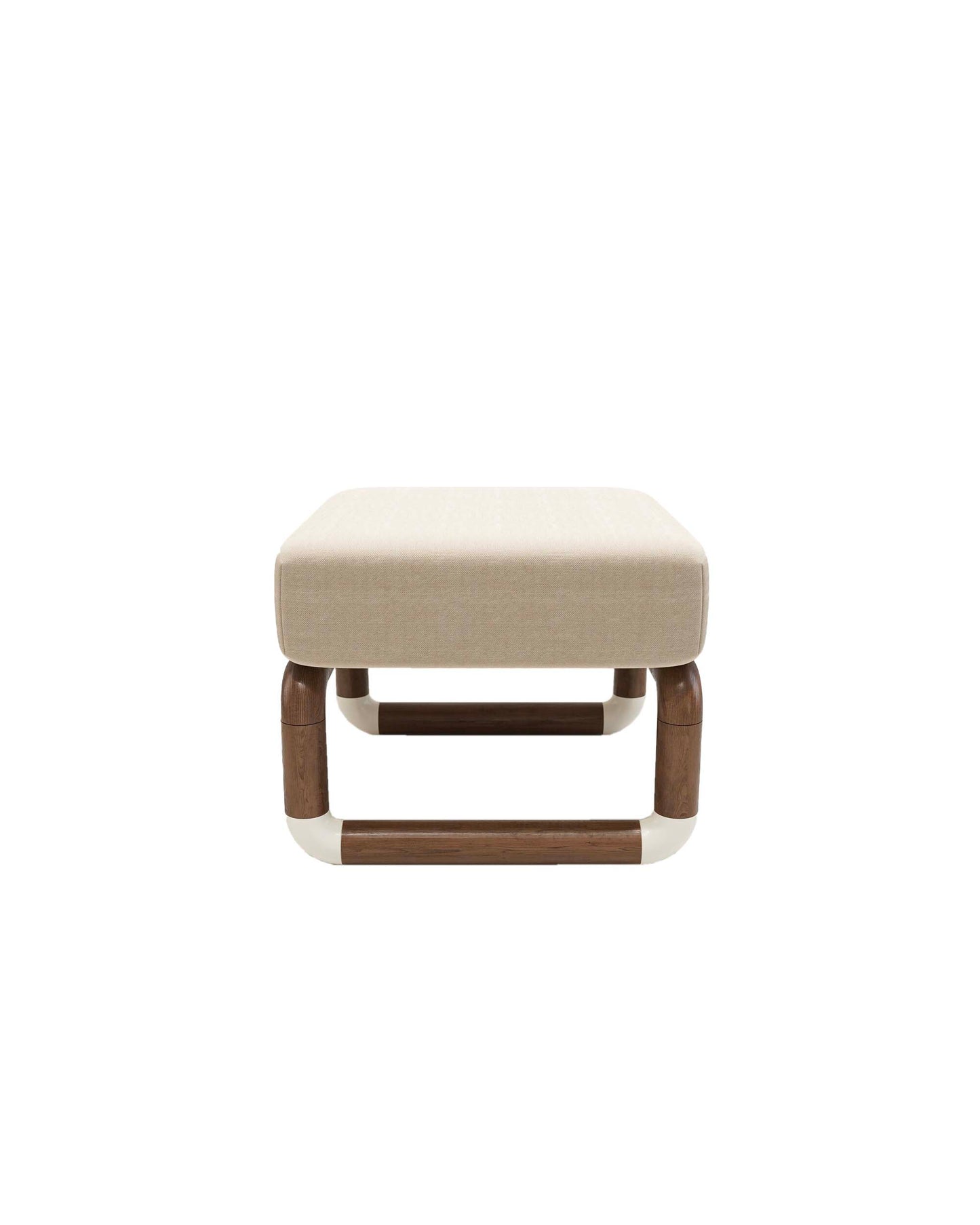 Grand Pouf Nico - Blanc