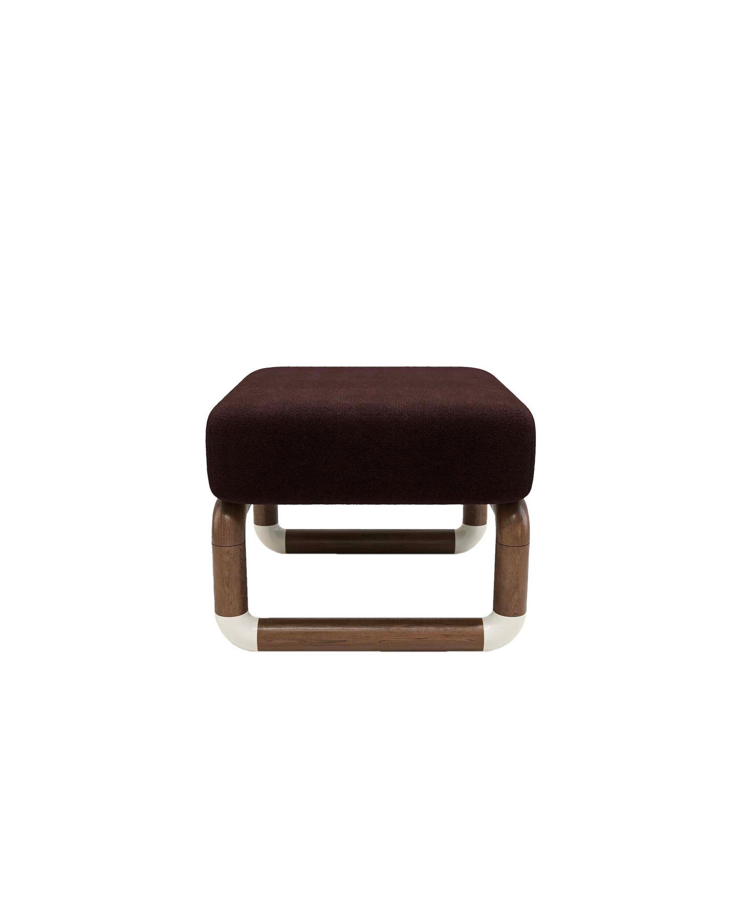 Grand Pouf Nico - Aubergine