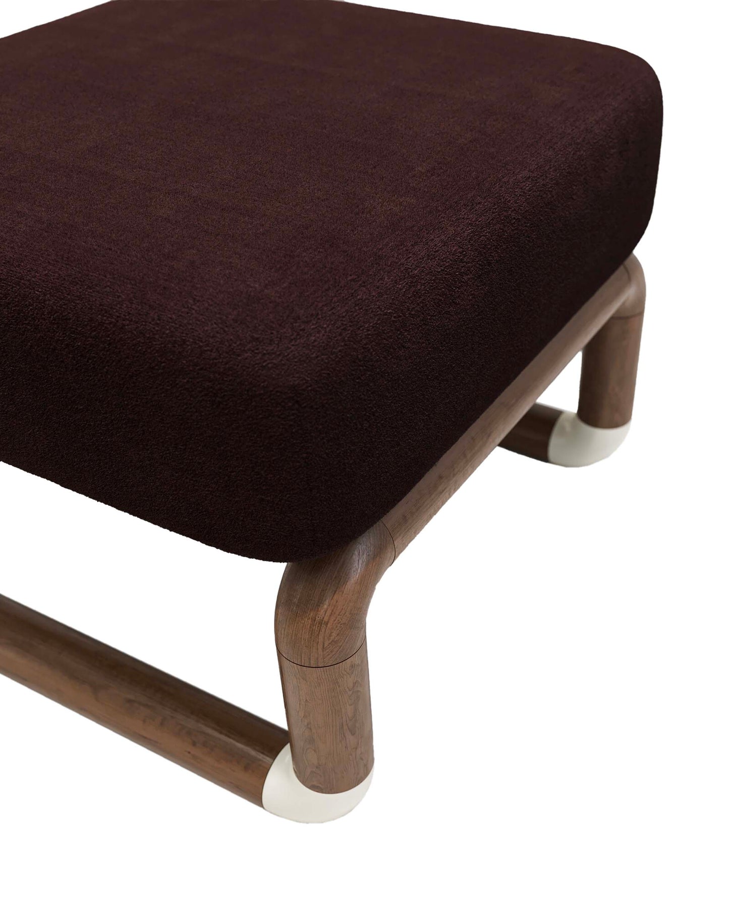 Grand Pouf Nico - Aubergine