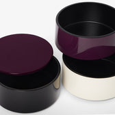 Totem Round Jewelry Box - Aubergine