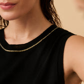 Villette Sleeveless Sweater - Black