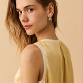 Vivienne Silk Top - Aurore