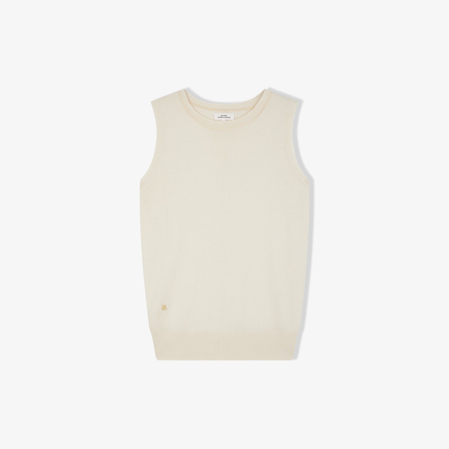 Villette Sleeveless Sweater - Ecru