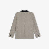 Veste Costume Raye Rousseau -  Noir & Blanc