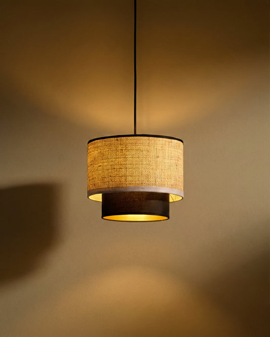 Suspension Eclipse - Noir design Maison Sarah Lavoine Noir Rabane 19 cm 1