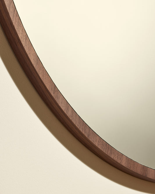 Miroir Bulle - Noyer design Maison Sarah Lavoine Noyer Noyer   3