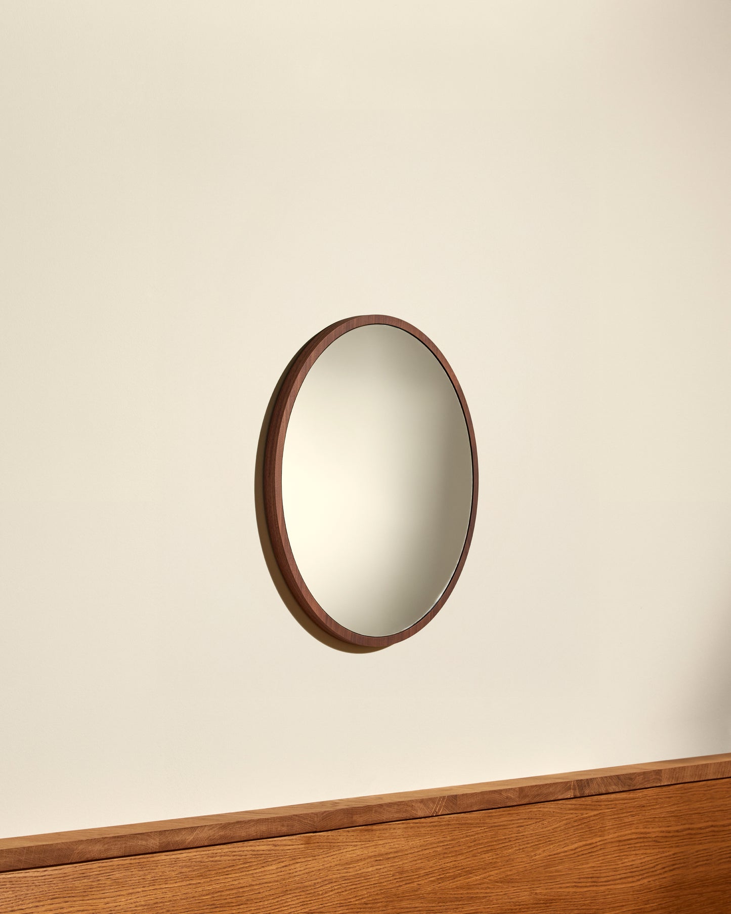 Bubble Mirror - Walnut