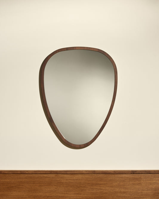 Miroir Ovo - Noyer design Maison Sarah Lavoine Noyer Noyer 69 cm 90 cm 1