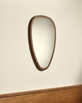 Ovo Mirror - Walnut