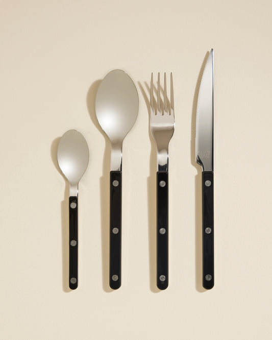 Cuillère à café Sabre - Noir / Ivoire haut de gamme Maison Sarah Lavoine Noir Inox  16 cm 3