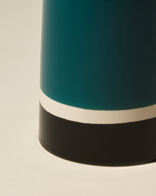 Lampe Sicilia - Bleu Sarah design Maison Sarah Lavoine Bleu Sarah Céramique  50 cm 3