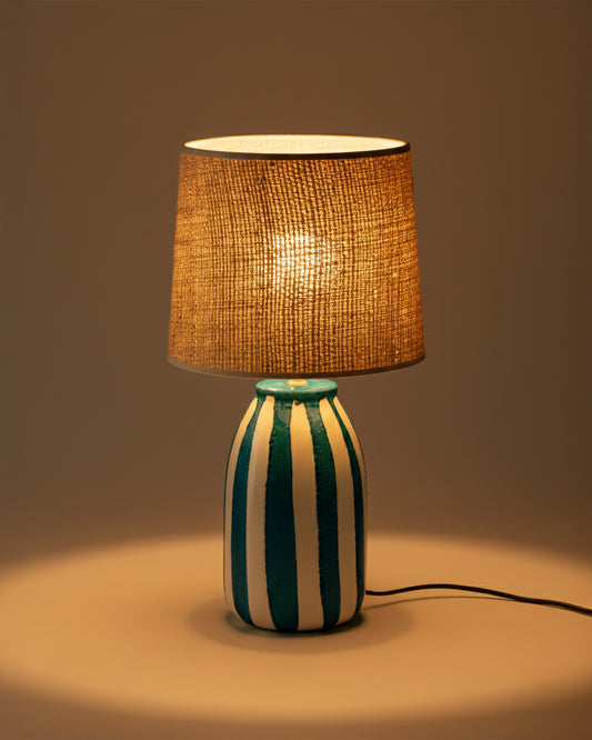 Lampe de table Palmaria - Bleu Sarah design Maison Sarah Lavoine Bleu Sarah Céramique 46 cm 1