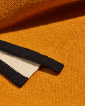 Plaid Double Jeu - Ocre