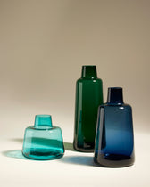 Vase Verre Pure - Bleu Sarah