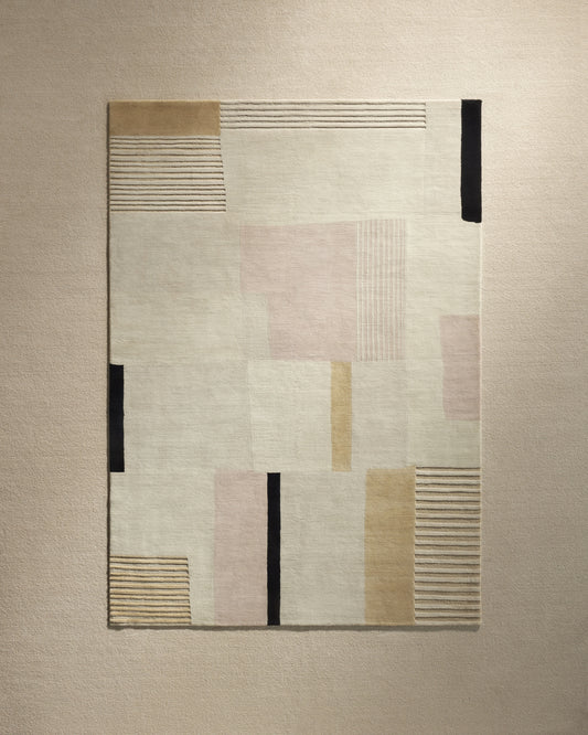 Tapis Boro - Rose Petal design Maison Sarah Lavoine Rose Pétal Laine Petit 170 cm | Moyen 200 cm | Grand 250 cm Petit 240 cm | Moyen 300 cm | Grand 350 cm 1