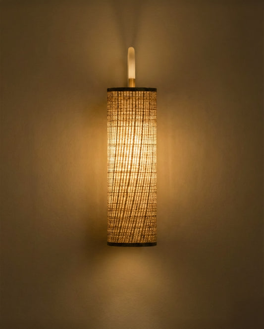 Applique Tokyo - Blanc design Maison Sarah Lavoine Blanc Rabane  42 cm 1