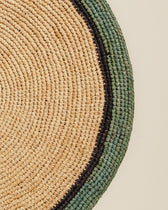 Globe Placemat - Natural / Celadon