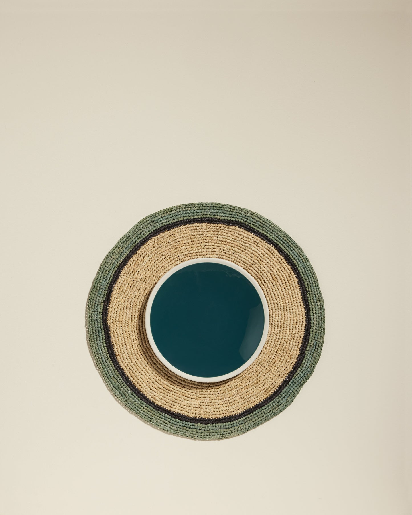 Globe Placemat - Natural / Celadon