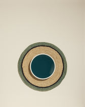 Globe Placemat - Natural / Celadon