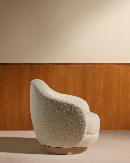 Fauteuil Bozzolo - Ecru design Maison Sarah Lavoine Ecru Coton 75 cm 72 cm 3