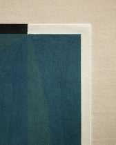 Abstract Rug - Sarah Blue
