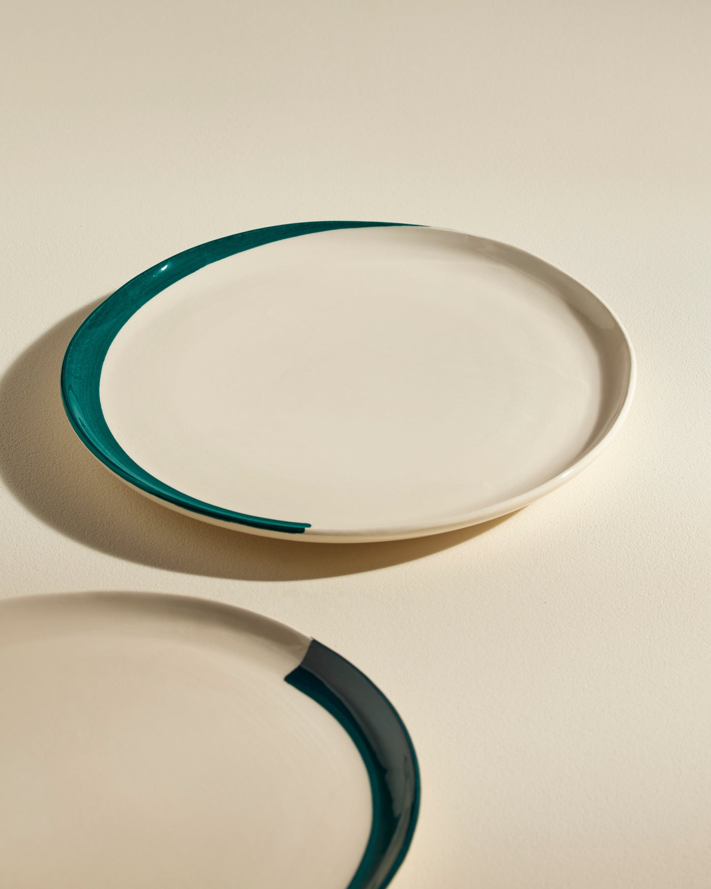 Assiette plate Esquisse - Bleu Sarah