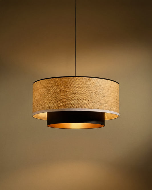 Suspension Eclipse - Noir design Maison Sarah Lavoine Noir Rabane  24 cm  1