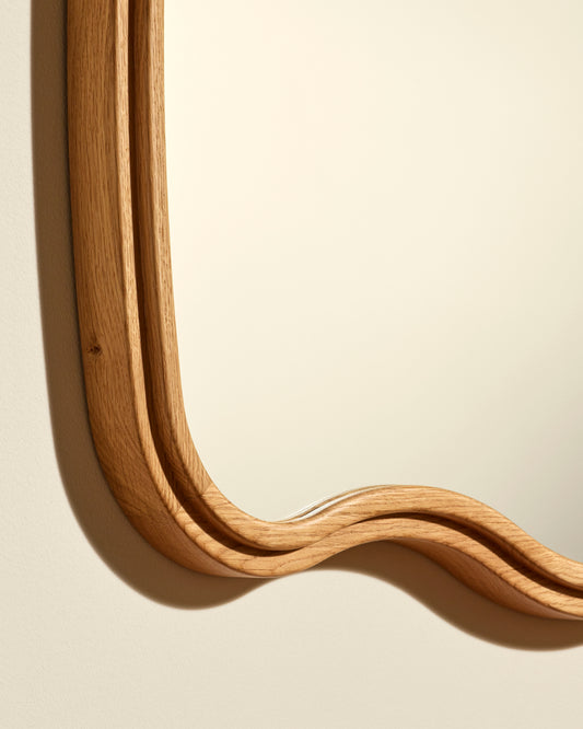 Miroir Noto 3 Vagues - Chêne design Maison Sarah Lavoine Chêne Chêne 70 cm 90 cm 3