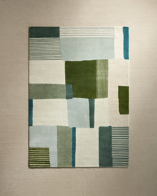 Tapis Boro - Eucalyptus design Maison Sarah Lavoine Eucalyptus Laine Petit 170 cm | Moyen 200 cm | Grand 250 cm Petit 240 cm | Moyen 300 cm | Grand 350 cm 1