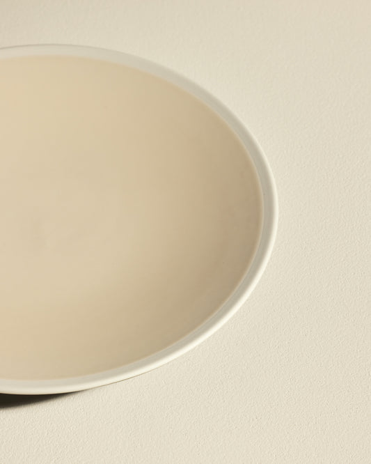 Assiette plate Sicilia - Ecru design moderne Maison Sarah Lavoine Ecru Céramique   3