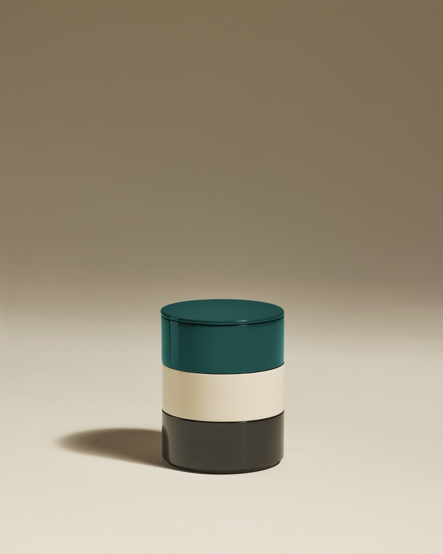 Totem Round Jewelry Box - Sarah Blue