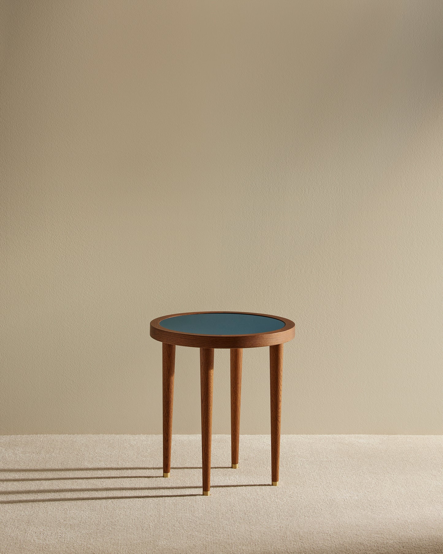 Puzzle Round Coffee Table - Sarah Blue