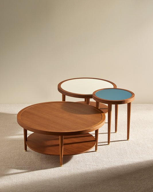 Table basse Puzzle - Naturel design Maison Sarah Lavoine Chêne Chêne  35 cm 4