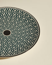 Assiette plate Sarah - Bleu Sarah