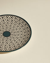 Sarah Dessert Plate - Black Radish