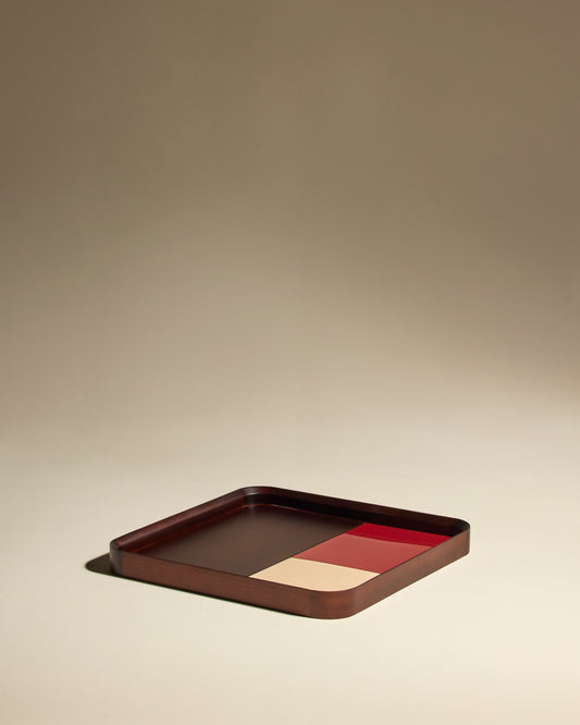 Plateau Sicilia - Carmin design Maison Sarah Lavoine Carmin Bois 35 cm  1