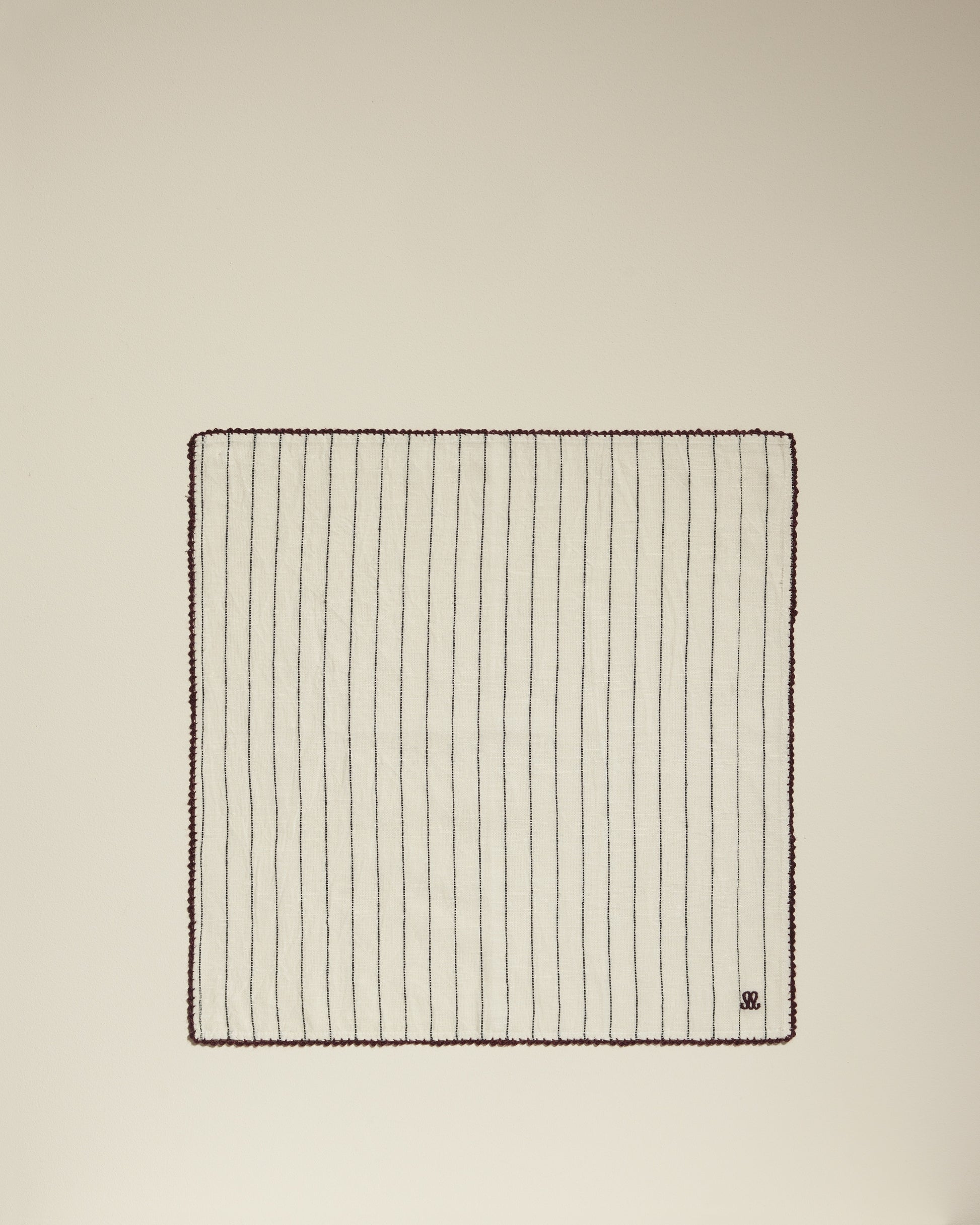 Serviette de table Volute - Mazarin chic Maison Sarah Lavoine Mazarin Lin 45 cm 45 cm 2