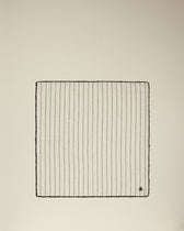 Serviette de table Volute - Noir chic Maison Sarah Lavoine Noir Lin 45 cm 45 cm 2