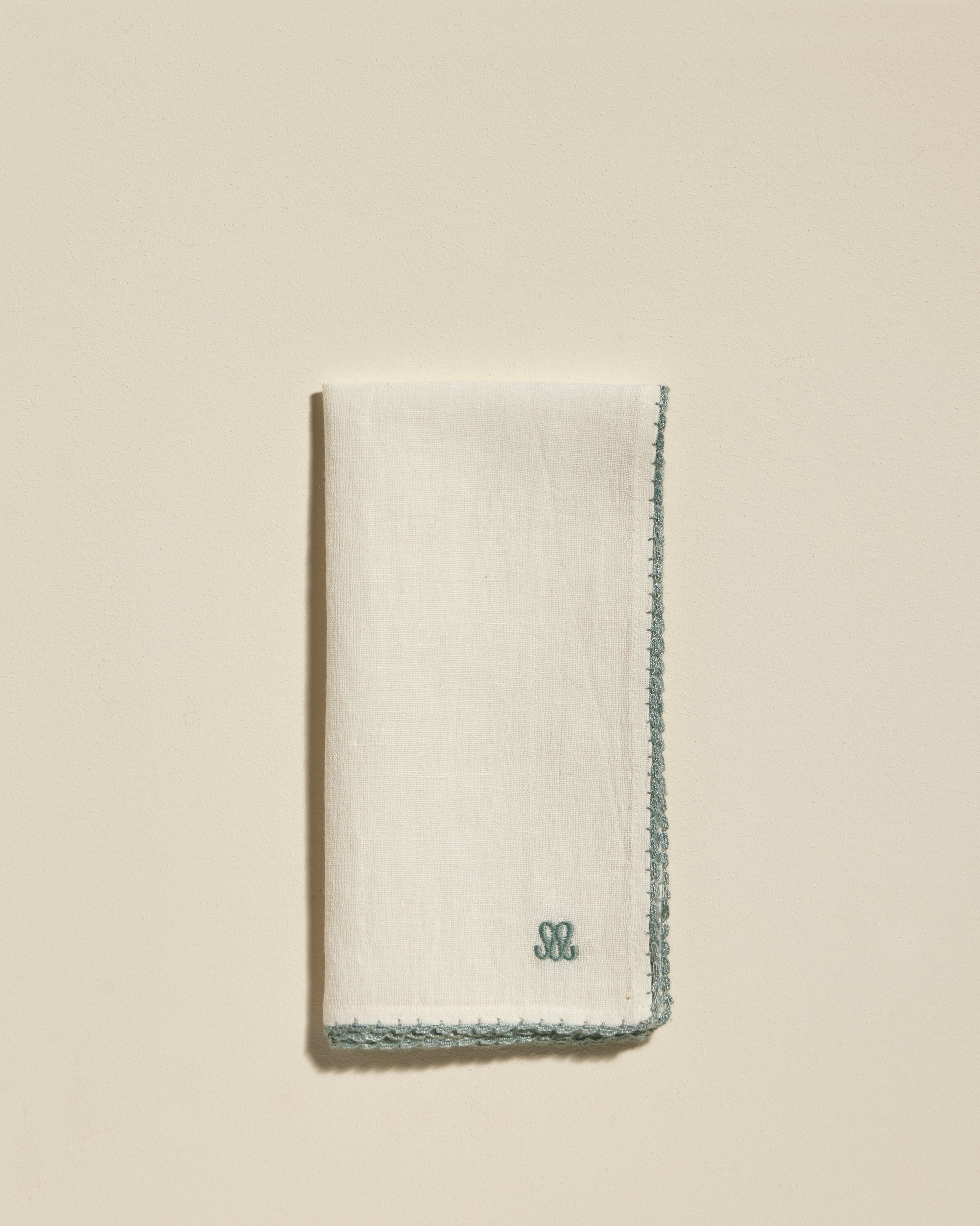 Serviette de table Aube - Pousse de Tilleul chic Maison Sarah Lavoine Pousse de Tilleul Coton 45 cm 45 cm 1