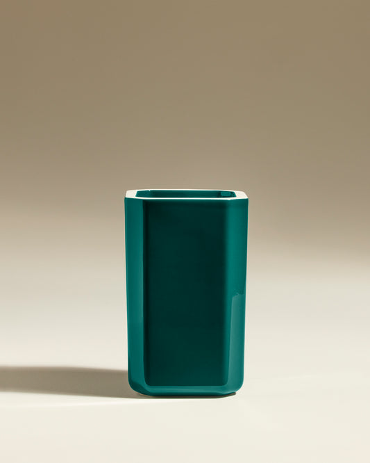 Vase Facettes - Bleu Sarah design, céramique Maison Sarah Lavoine Bleu Sarah Céramique 12,8 cm 21 cm 1